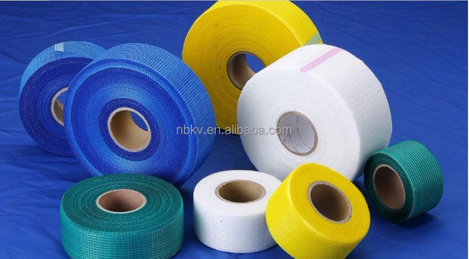 Self Adhesive Installing Drywall Ceiling Cracks Fibreglass Mesh Joint Tape