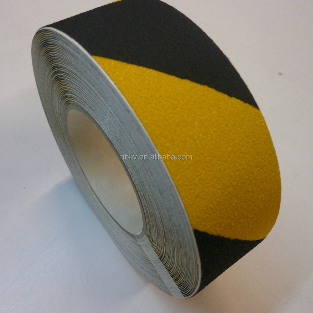 Self Adhesive Non Skid Tape Black&Yellow Waterproof Anti slip Tape 1