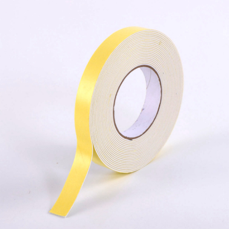 Custom Jumbo Roll Waterproof Self Adhesive Double Sided Fixing PE Auto Foam Acrylic Solvent Glue 1mm Black Pe Foam Tape Green