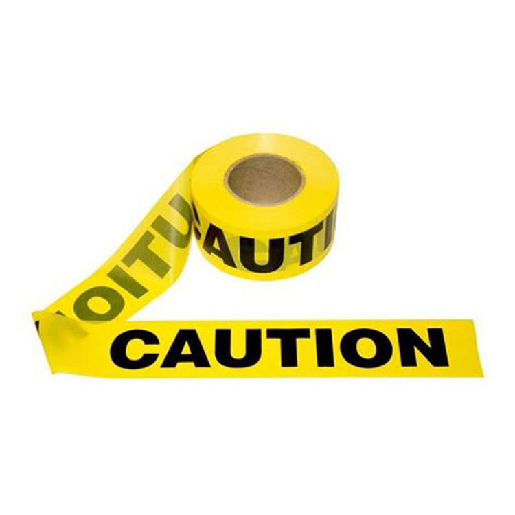 Yellow Traffic Barrier Barricade Warning Tape Non-Adhesive PE Caution/Danger Tape