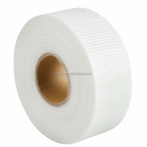 Alkali Resistance ISO9001 Certified Drywall Joint Tape Waterproof Fiberglass Rubber Material Mesh Masking No Adhesive Tape