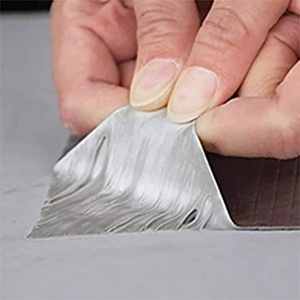 1mm Waterproof Self Adhesive Sealing Metal Roof Sealant Repair Water Leak LLPT Aluminum Foil Flashing Butyl Rubber Tape