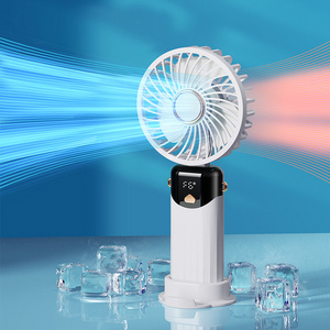 2024 New Arrival min Wind Air Cooling Hand Fan Portable usb Desktop Rechargeable Handheld Fan min with Hook