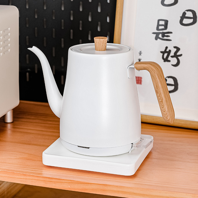 Temperature Controlled Large Capacity Electric Tea Pot Travel Portable Goose Neck Coffee Kettle