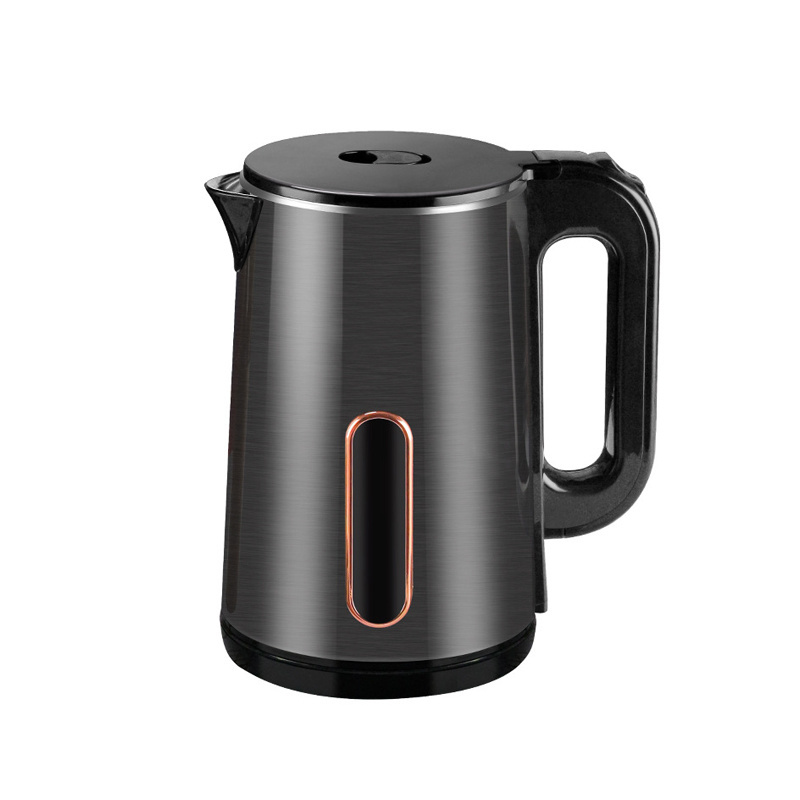 New Rapid Stainless Efficient Instant Hot Water Kettle Electrical Tea Coffee Kettle Jug Round Boiling Kettle 2L