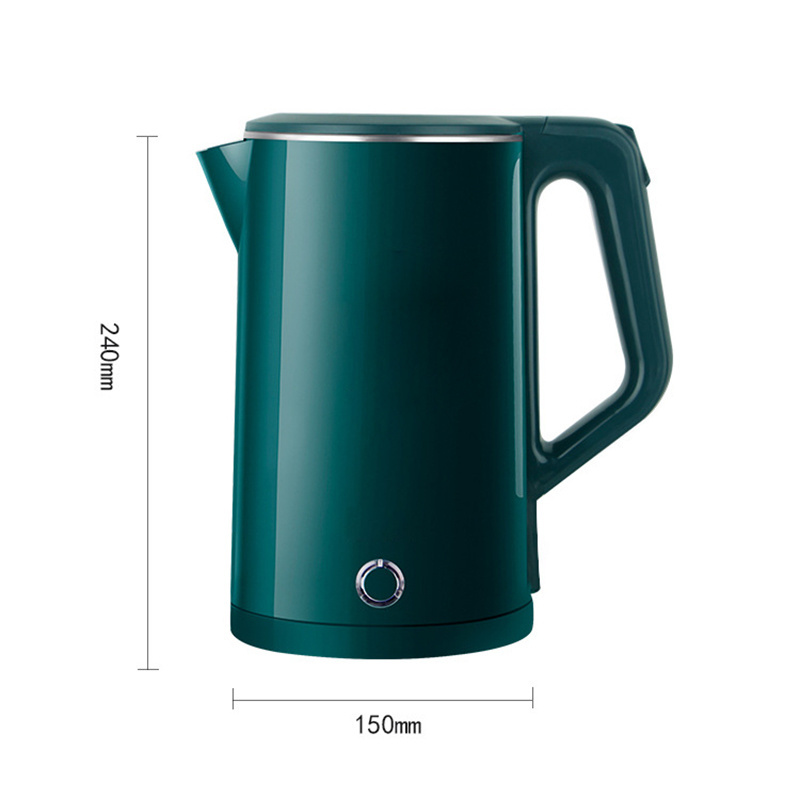 3L Big Capacity Support Customization Classic Design Home Appliance Green Durable  Boiler Water Stainless Steel Electric Kettle