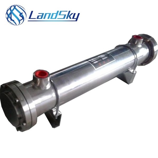 LandSky Machinery Manufacturing low price carbon steel brass air blast oil cooler / Cooled tube heat exchanger GLL6-80