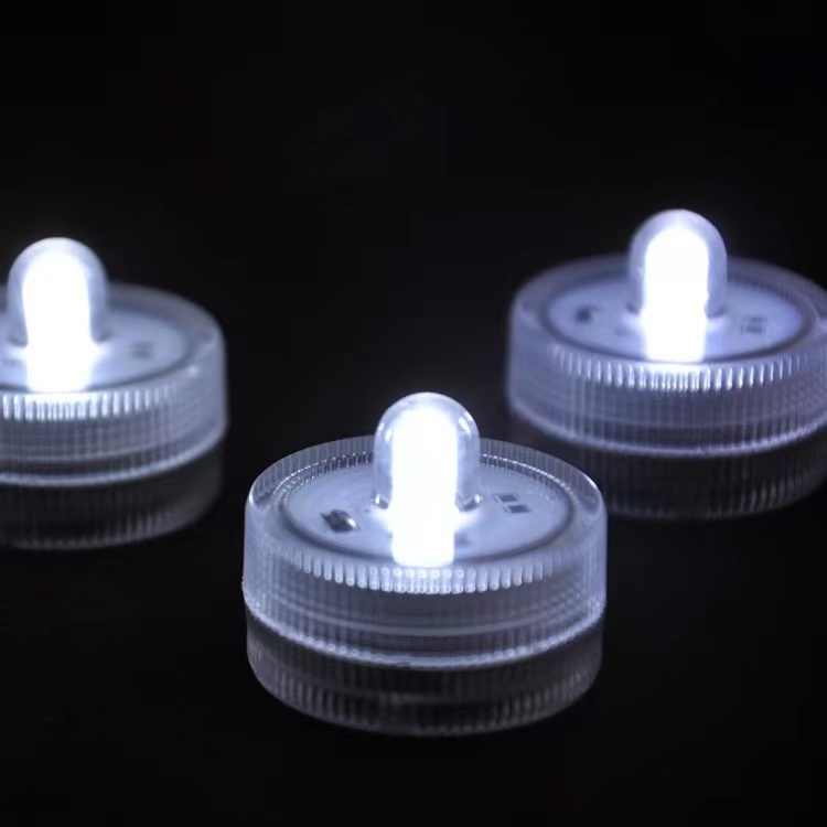 Water floating tea light small led pillar candle flameless flickering candles