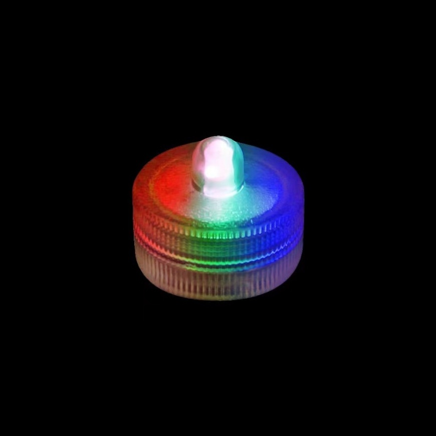 Water floating tea light small led pillar candle flameless flickering candles