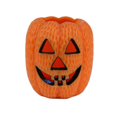 Hot sale halloween decoration pumpkin shaped led flameless candle light