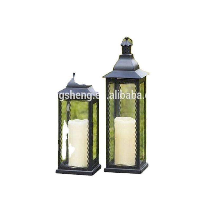 3 inch  outdoor candle lanterns for LED flameless rustic candle