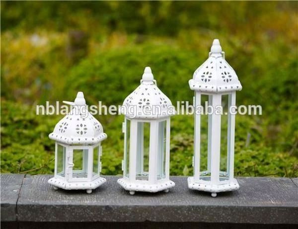 3 inch  outdoor candle lanterns for LED flameless rustic candle