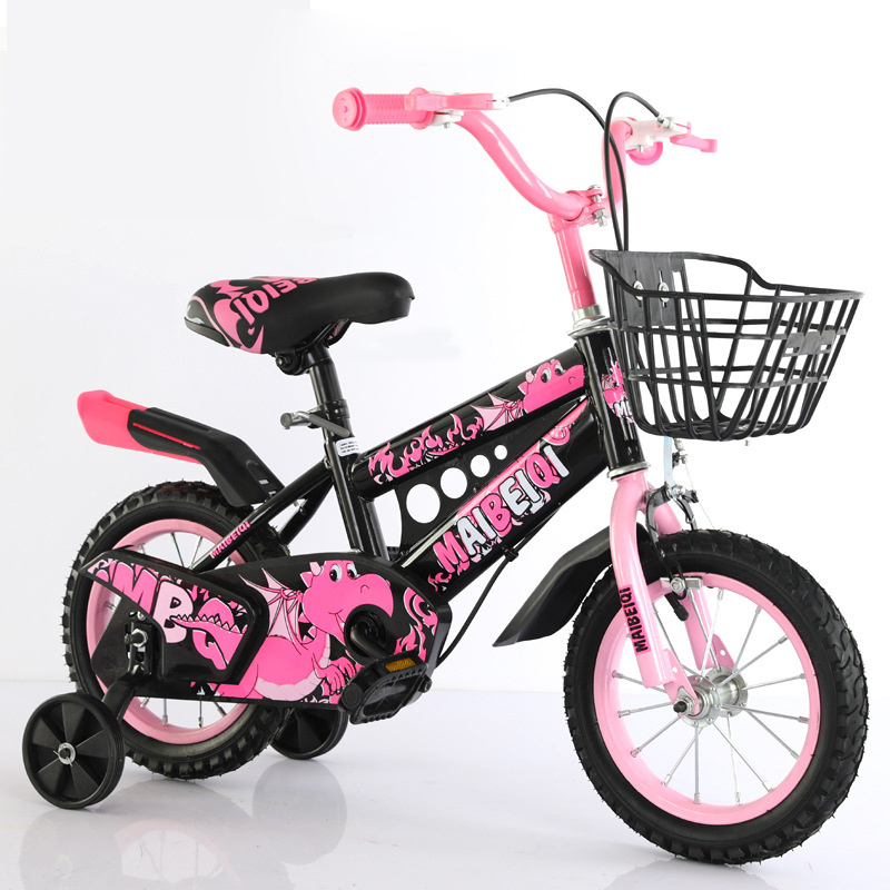 Children's Bicycle Multiple Colors Girls Toddler Bicycle 12 14 16 20 24 Inch Unisex Kids Bike With Training Wheels & Basket