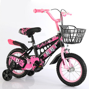 Children's Bicycle Multiple Colors Girls Toddler Bicycle 12 14 16 20 24 Inch Unisex Kids Bike With Training Wheels & Basket