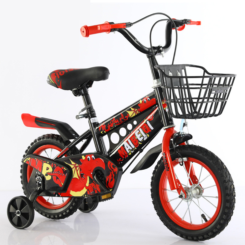 Children's Bicycle Multiple Colors Girls Toddler Bicycle 12 14 16 20 24 Inch Unisex Kids Bike With Training Wheels & Basket