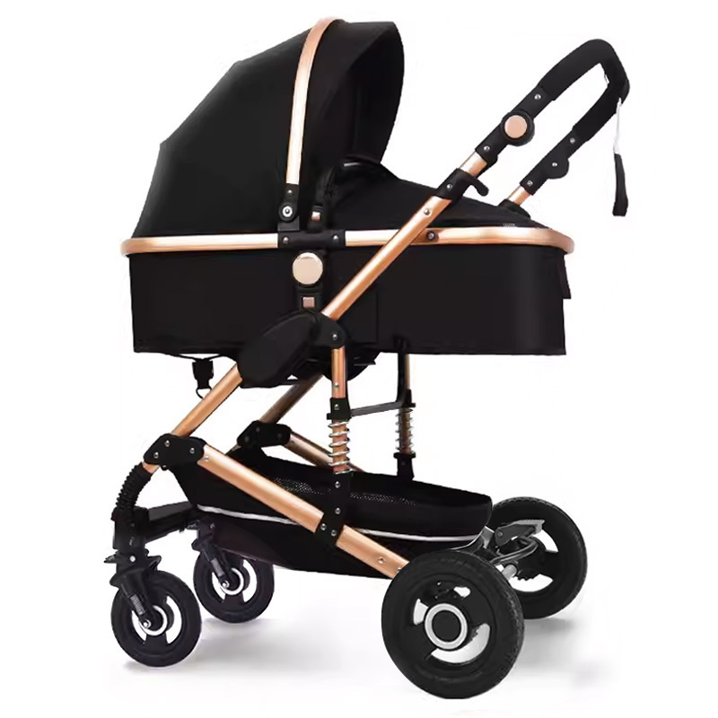 Coches Para Bebes. Travel Baby Car Seat And Strollers Baby Carriage Luxury Foldable Baby Stroller 3 In 1 With Car Seat