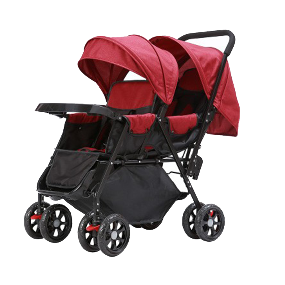 Travel Luxury Baby Carriage Carriola Doble Pushchair Double Foldable Baby Pram Twin Stroller For Twins Baby