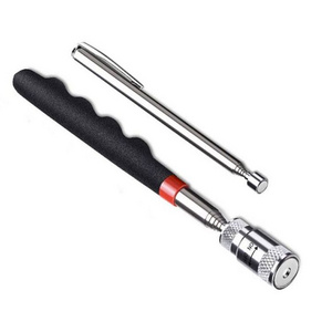 Non-Slip Magnetic Telescopic Retractable Pickup Stick Magnetic Pick Up Tool With Led