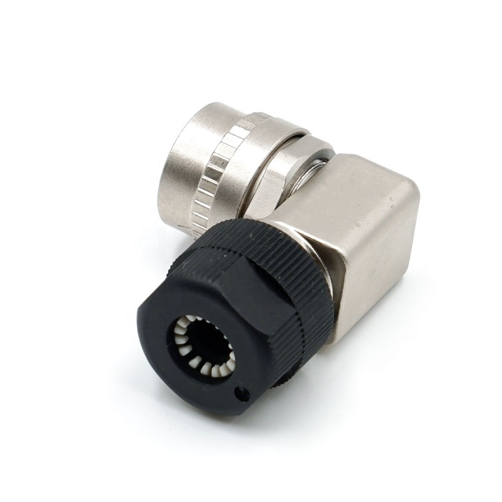 LECHUAN CM10-AP10S-M Synthetic Rubber Black One Touch Locking Style Small Sized Circular Connectors