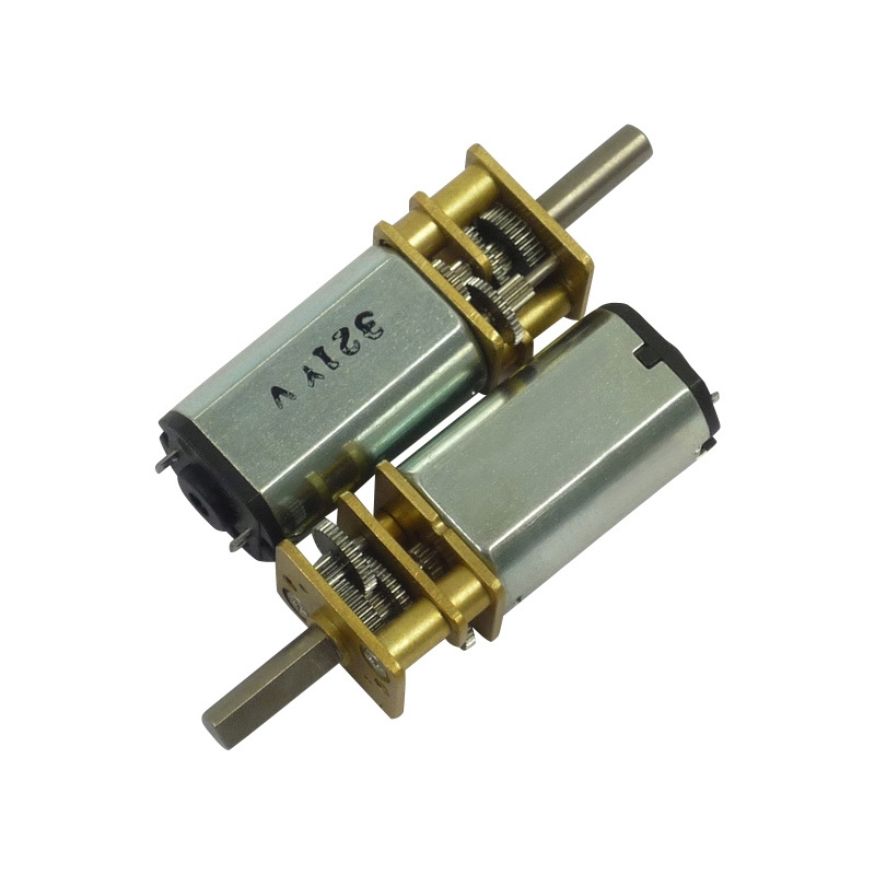 12mm 3v 5V 6v 12V 10RPM to 5000rpm customized low rpm high torque N20 N30 metal gearbox dc mini small gear motor