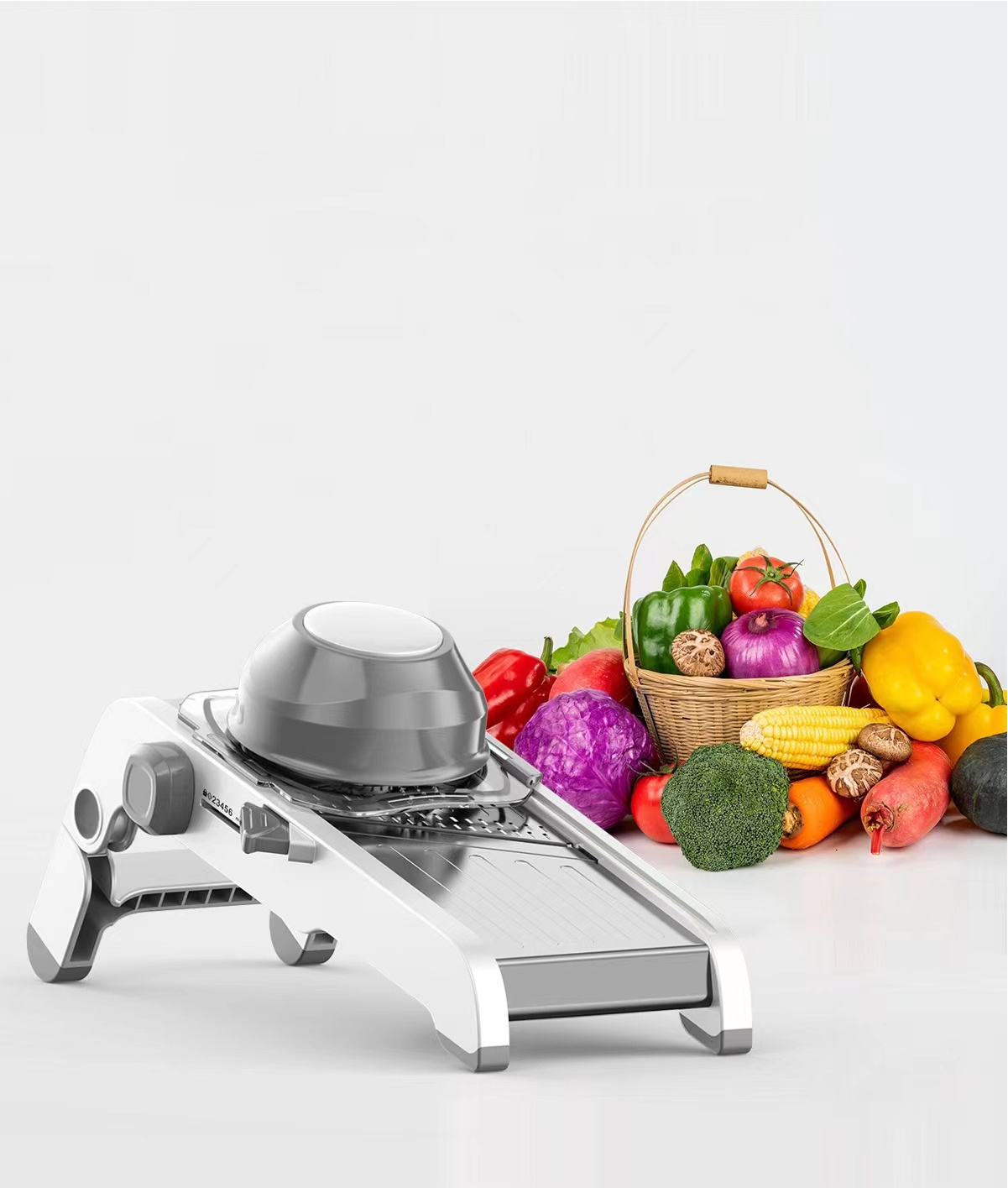 Hand Operated Vegetable Mandoline Slicer VEGET CHOPPER Food Chopper Onion Cutter Spiralizer Vegetable Slicer Set