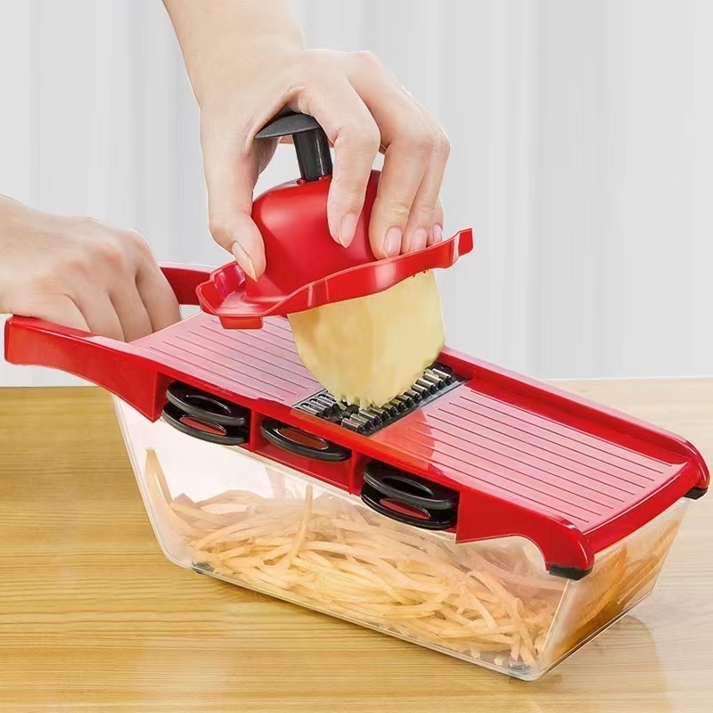 hot sale Hand multifunction Fruit & Vegetable Tools kitchen vegetable grater cutter slicer hand held vegetable chopper