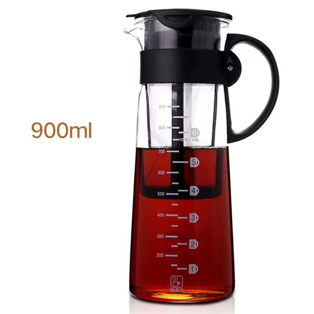 Cold Brew Coffee Maker Ice Coffee Tea Maker Coffee Cold Brew Pot With Removable Infuser and Airtight lid