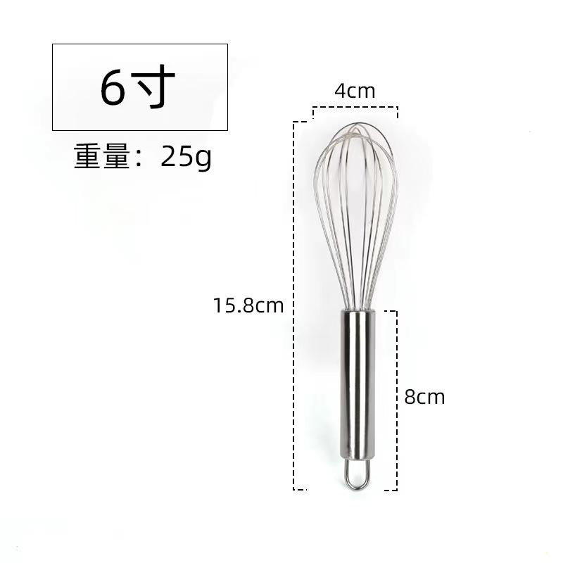 Stainless Steel Kitchen manual Milk Cream egg whisk beater hand mixer