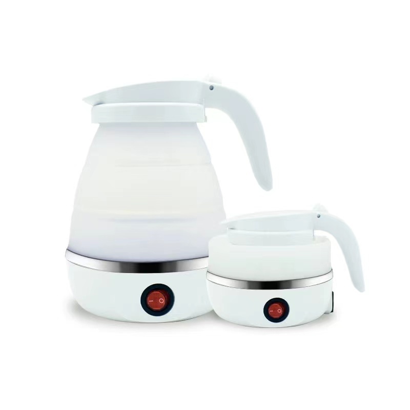 Good selling foldable water kettles coffee mini portable tea travel silicone water electric kettle