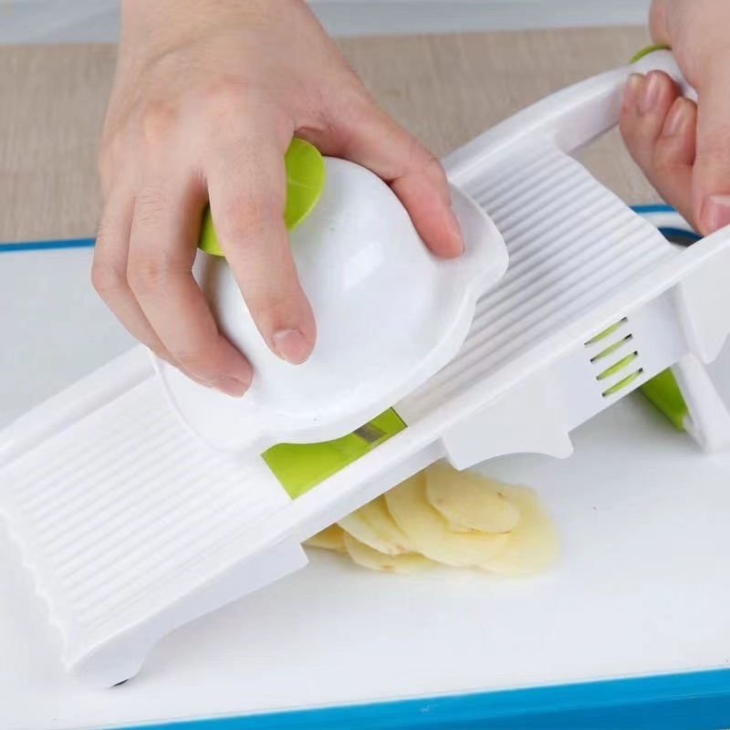 Vegetable Slicer No-slip Fruit Vegetable Tool Julienne  Mandoline with Safety Tool slicer food chopper safety vegetable cutter