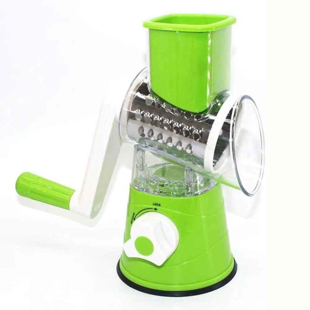 2023 hot selling multi purpose vegetable slicer Multi-Function Manual spiral Slicer Vegetable Shredder Cutter Chopper