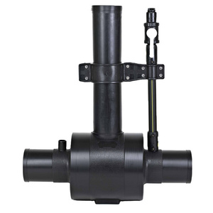 PE gas Single Purgr Ball Valve For Natural gas and Water supply