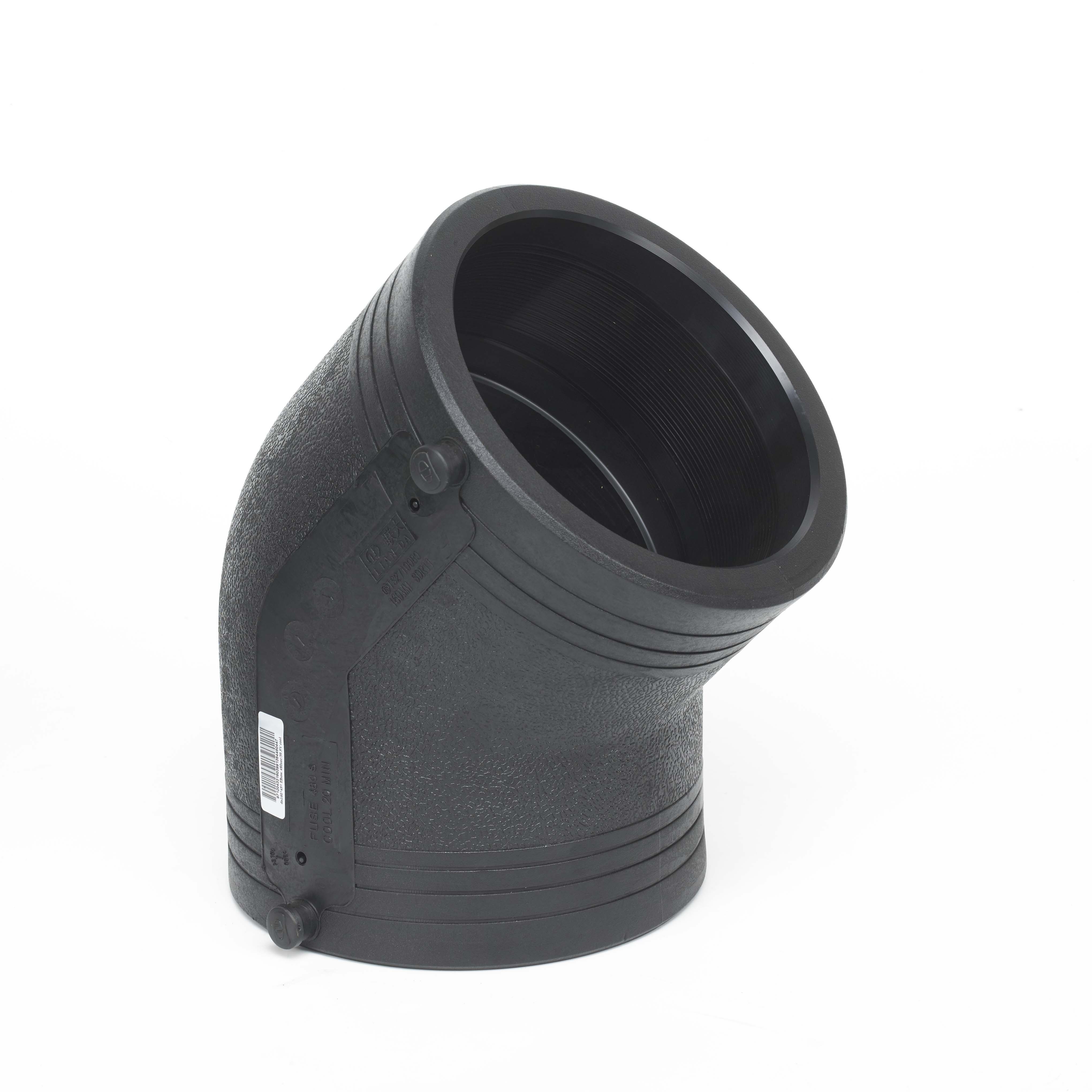 China Manufacturer HDPE Electrofusion 45 Elbow Pipe Fittings for Water Supply