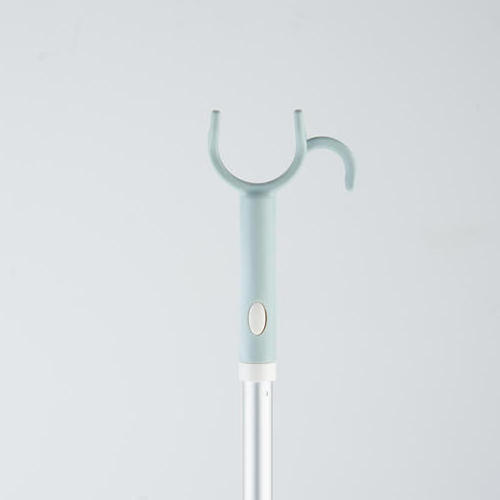 Adjustable U-Shaped Clothes Fork With Long Telescopic Rod For Clothes Hanger Support