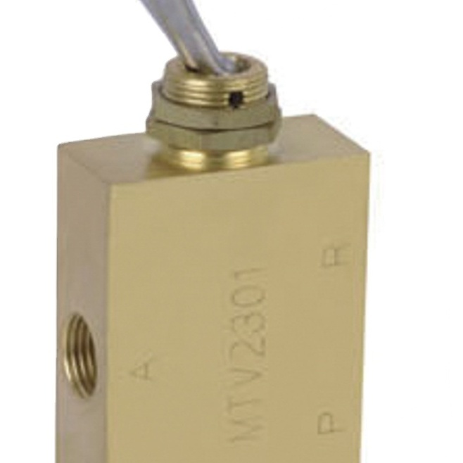 MTV Series Two-Position Five-Way Manual Valve Copper Material Hand Controlled  gas control valve Solenoid Valve