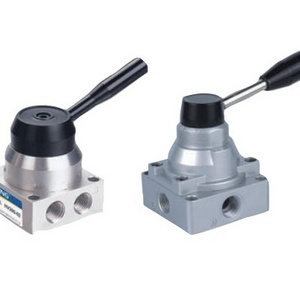 HV aluminum alloy Series Pneumatic Manual Two-position Four-way Hand Switching Valve