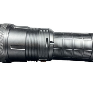 Outdoor light  Zoomable  30W laser led tactical flashlight 3000 lumen   heavy duty strong power flashlight