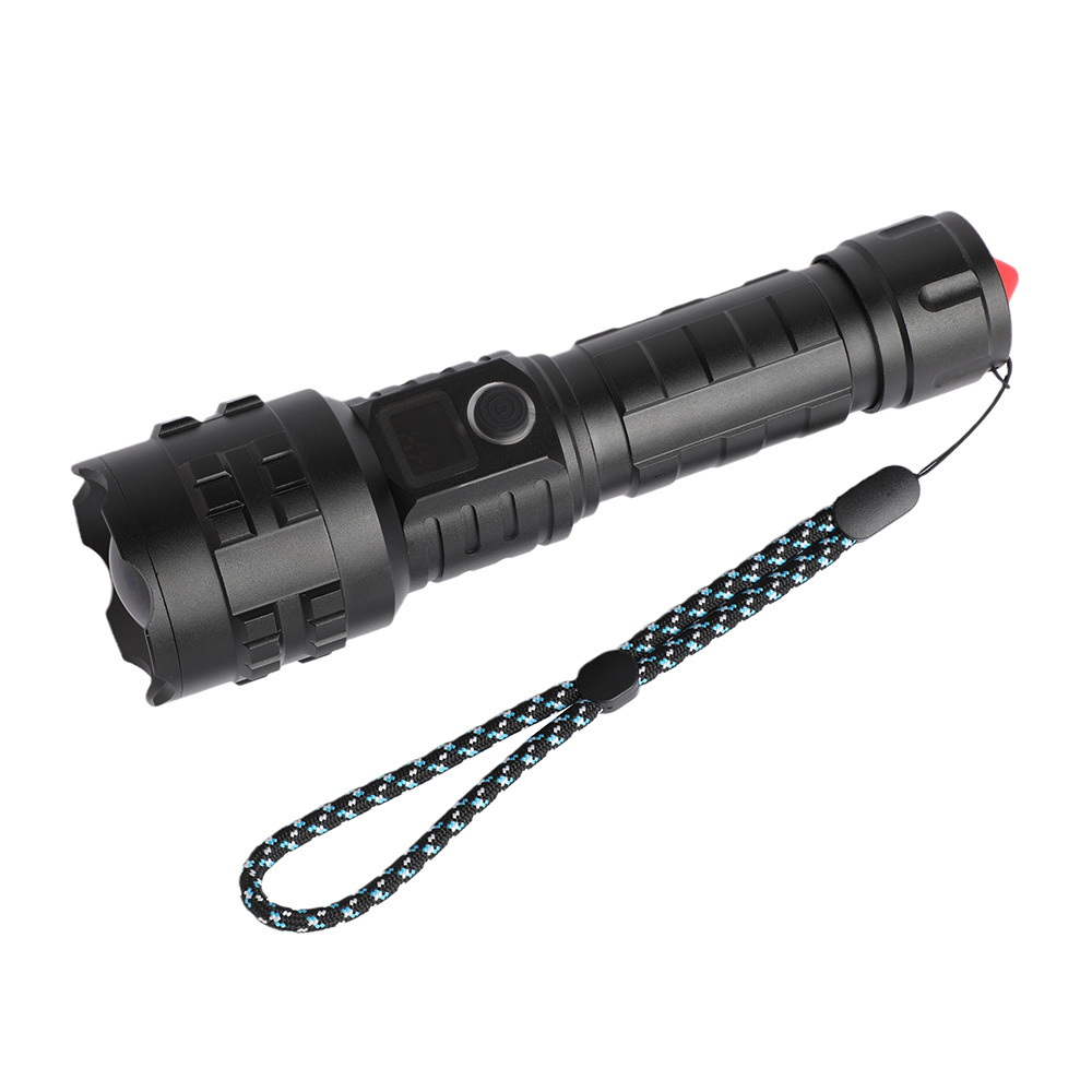 2000 High Lumen Super Bright Long Range Powerful Led Torch Light Xhp70 90 Tactical Waterproof Rechargeable Flashlights for out