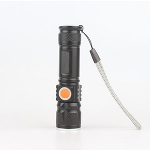 500 lumens Waterproof LED Torch Light Mini USB Rechargeable Zoomable T6 Flashlight