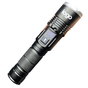 Portable Rechargeable Zoom laser  LED Flashlight Strong Light Torch 3 Lighting Modes Outdoor Emergency Mini Led Flashlight