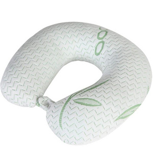 Neck Support Pillow Bamboo Memory Foam Travel Neck Pillow