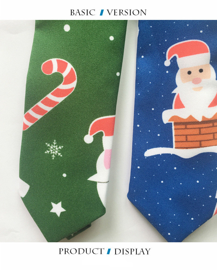 Men's Christmas decorations Holiday Tree Lights Novelty XL Extra Long Tie Necktie