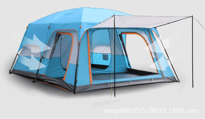 Waterproof Windproof Family Tent camping tent for 5-8 persons