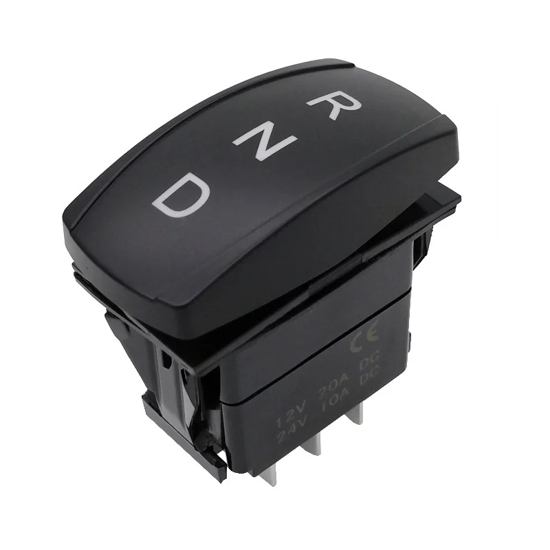 12V20A24V 7 Pin R N D 3 PosItion On Off On, (On) Off (On) Push Switch IP68 Car Boat DPDT Rocker Switch