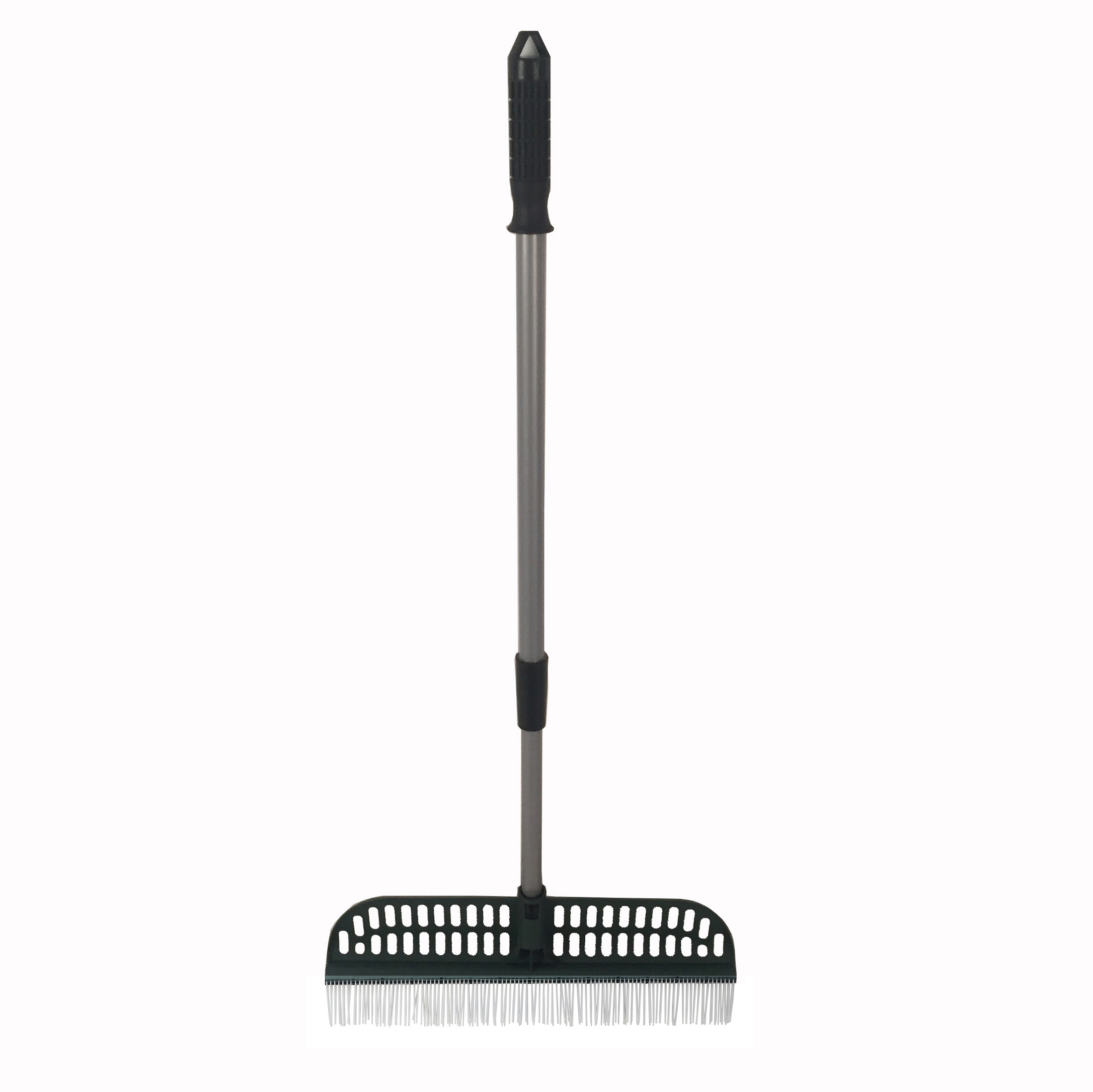 Telescopic Artificial Turf Cleaning Brush Lightweight Artificial Grass Brush Carpet Turf Rake, Rake&Brush 2 IN 1