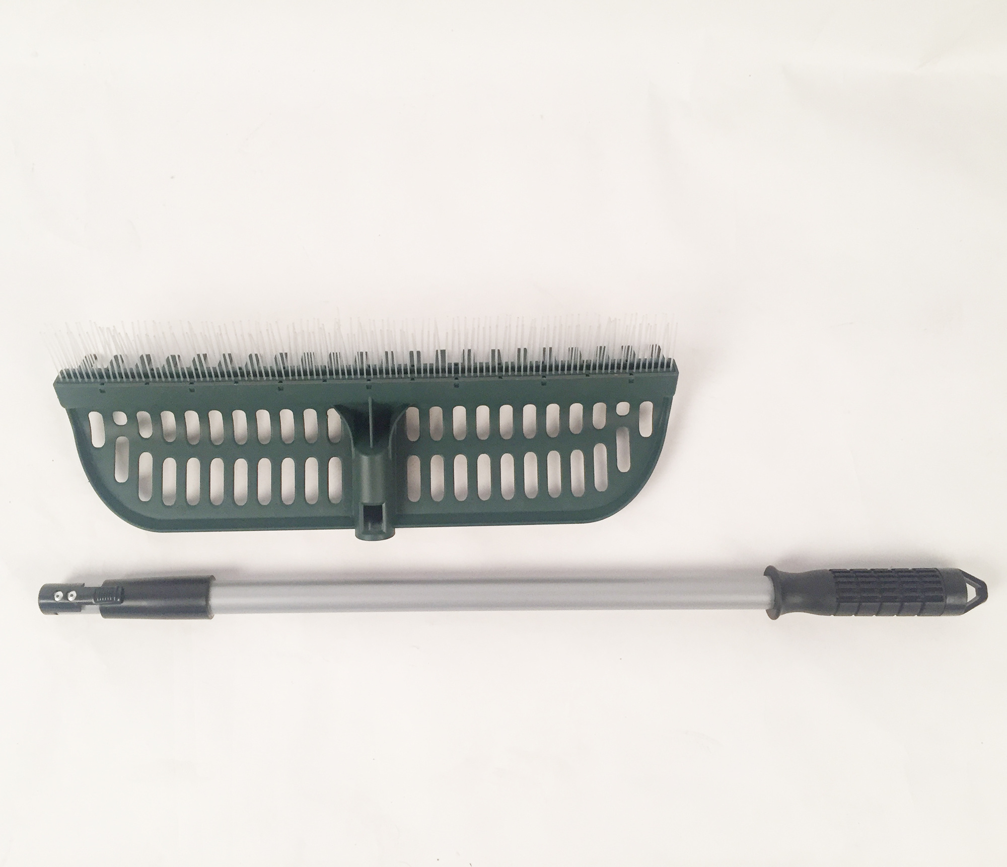 Telescopic Artificial Turf Cleaning Brush Lightweight Artificial Grass Brush Carpet Turf Rake, Rake&Brush 2 IN 1