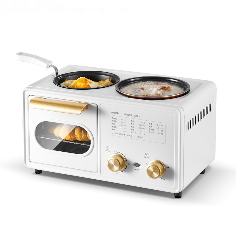 Longbank LB-S326 China Manufacturer Multi Purpose 1100W Home Use 3 in 1 Breakfast Makers Machine