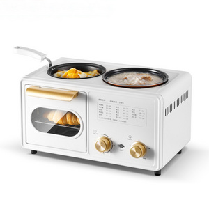 Longbank LB-S326 China Manufacturer Multi Purpose 1100W Home Use 3 in 1 Breakfast Makers Machine