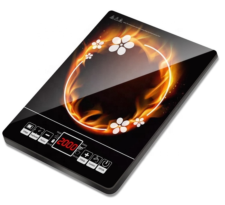 2021 Factory Price Hot Sell Portable Hob Electric 12V Battery Powered Infrared Induction Cooker