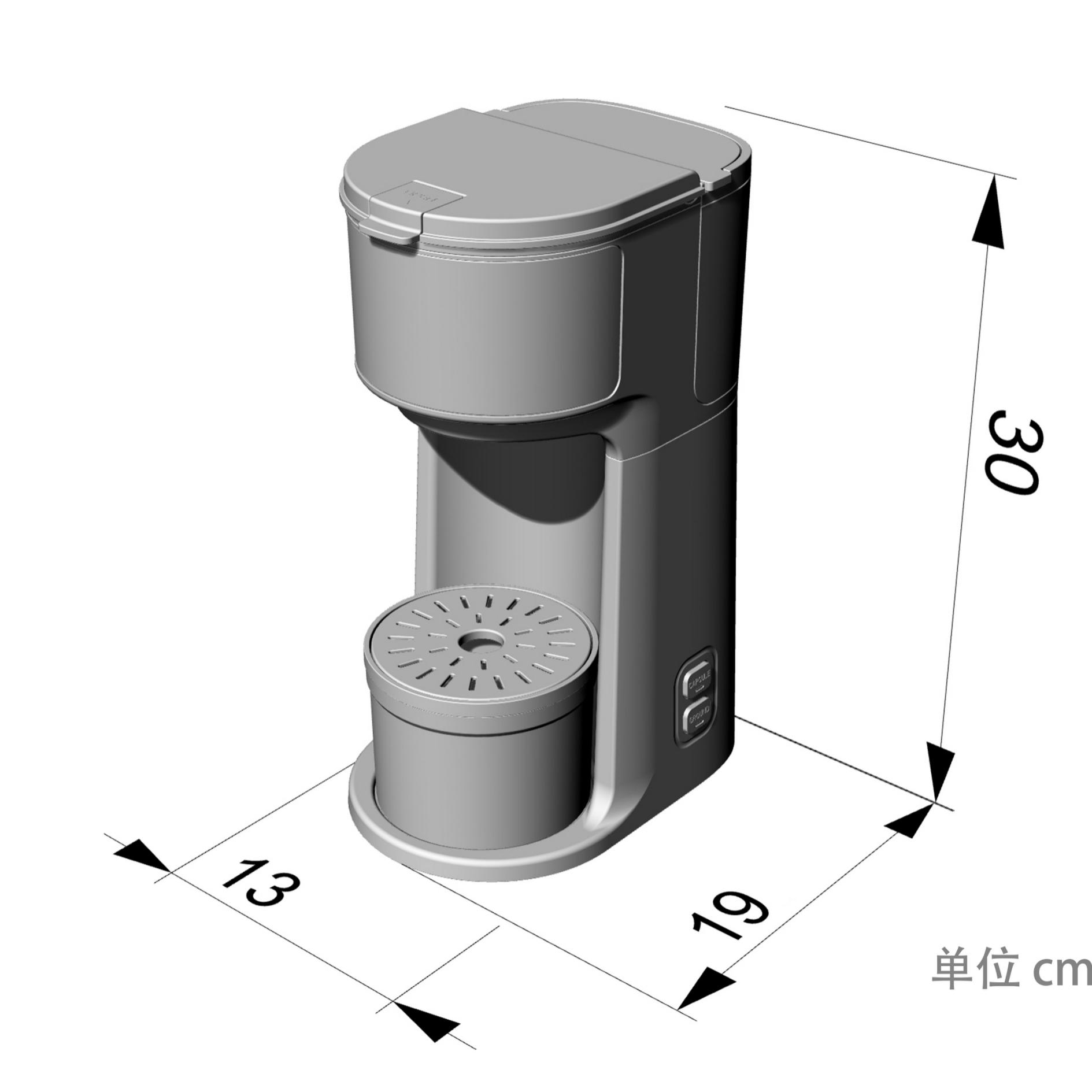 High Quality OEM 14OZ K-cup multi-function coffee making machine